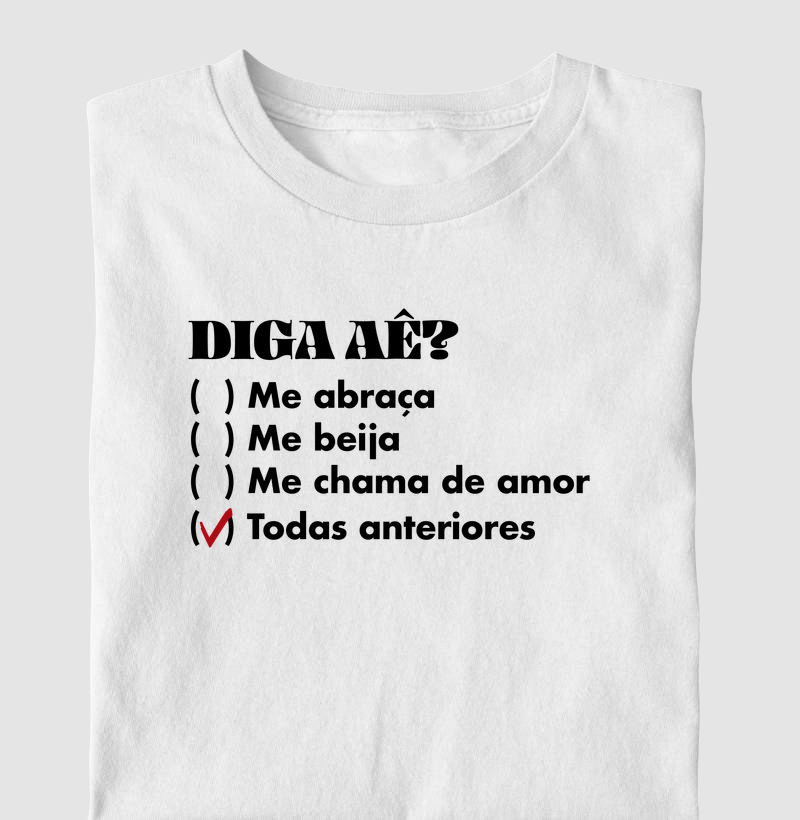 Camiseta Axé Diga Aê