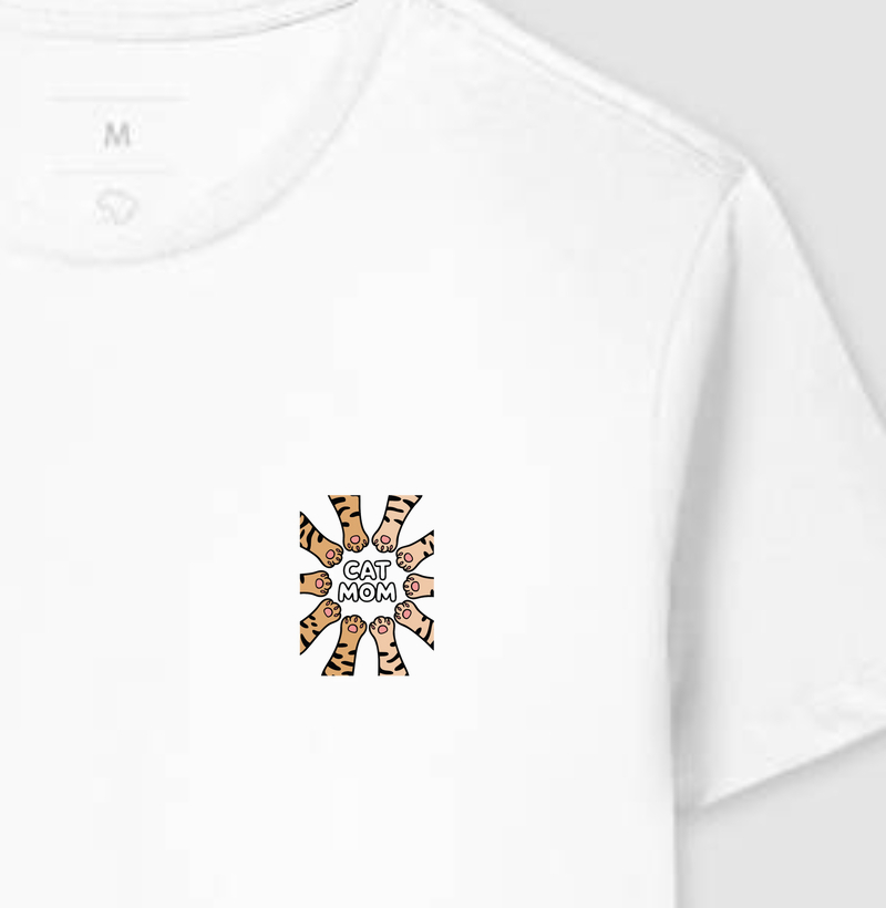 Camiseta Cat Mom - Bolso
