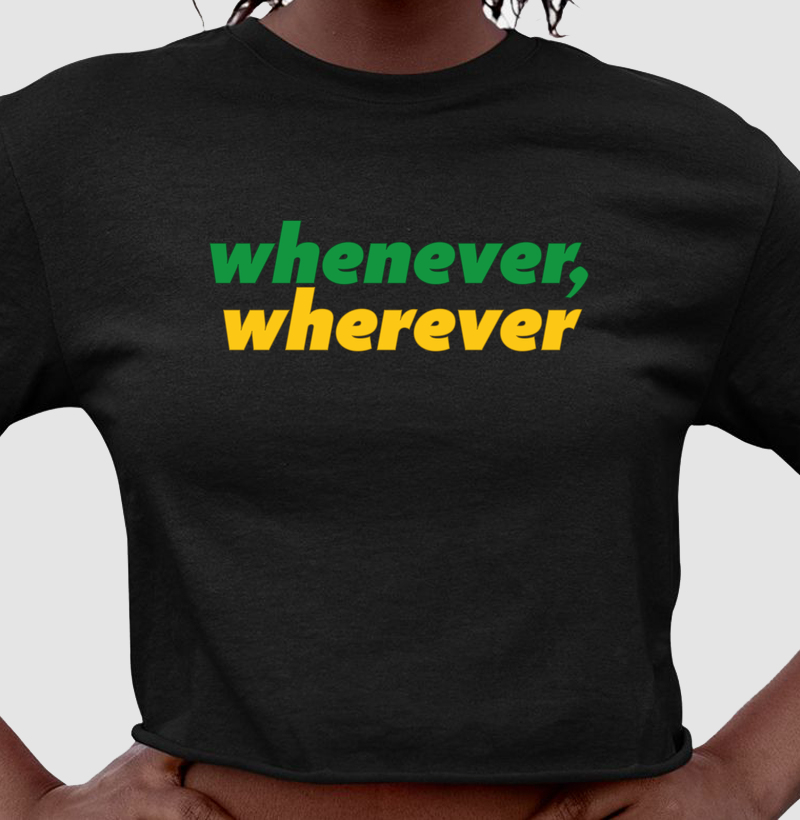 Whenever, wherever - Cropped