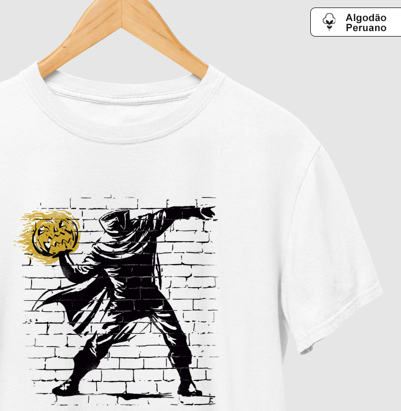 Camiseta Algodão Peruano Atirador sem cabeça - Camiseta Algodão Peruano