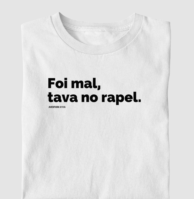 Foi mal tava no Rapel