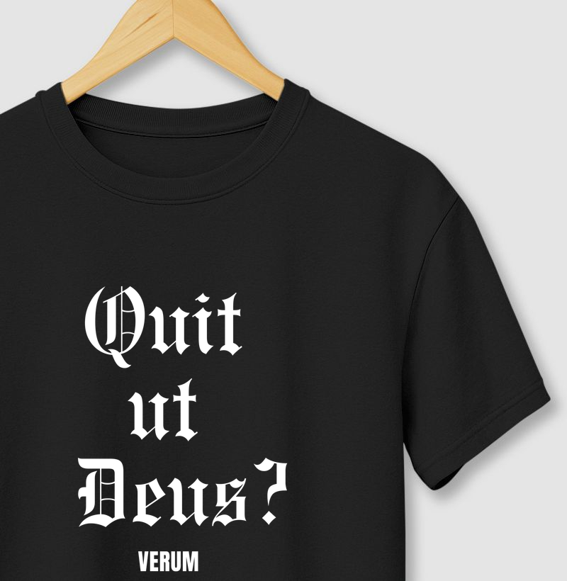 Camiseta Quem como Deus?