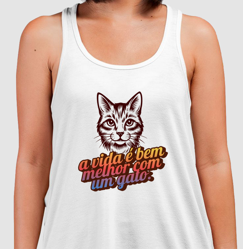 A vida é bem melhor com um gato
