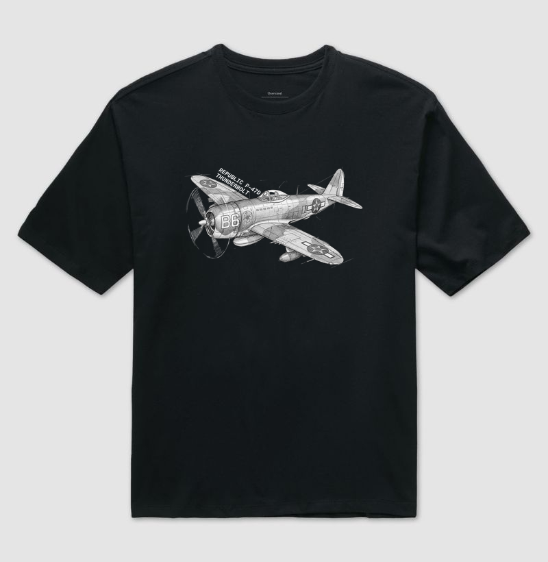 Republic P-47D Thunderbolt - Sketch