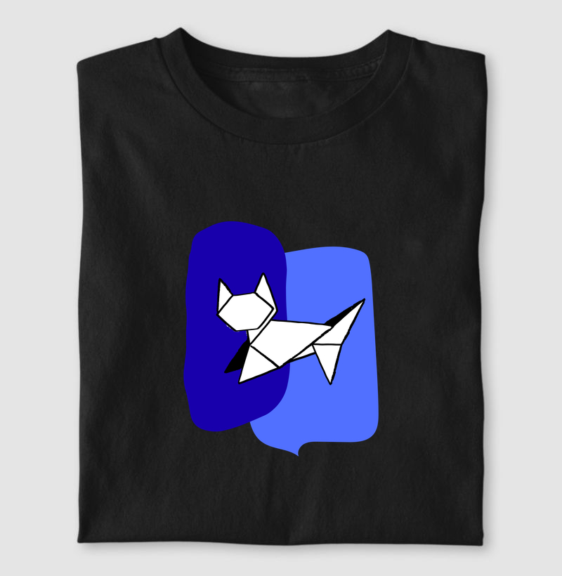 Origami Cat — Movimento Azul