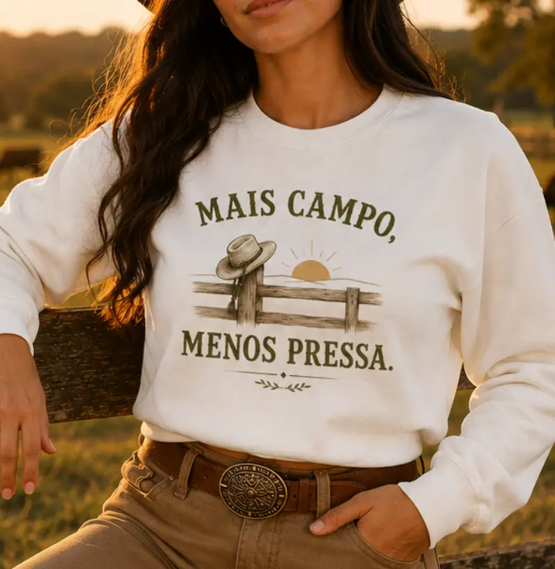 MAIS CAMPO, MENOS PRESSA