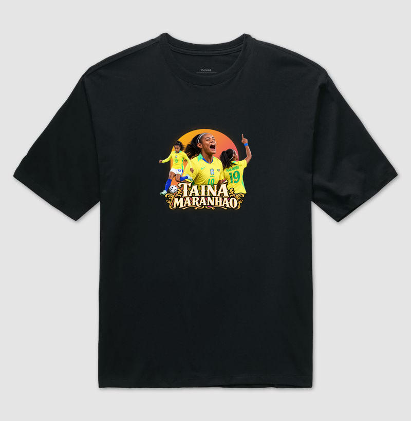 Tainá Maranhão — Camisa 19 do Brasil - Camiseta Oversized