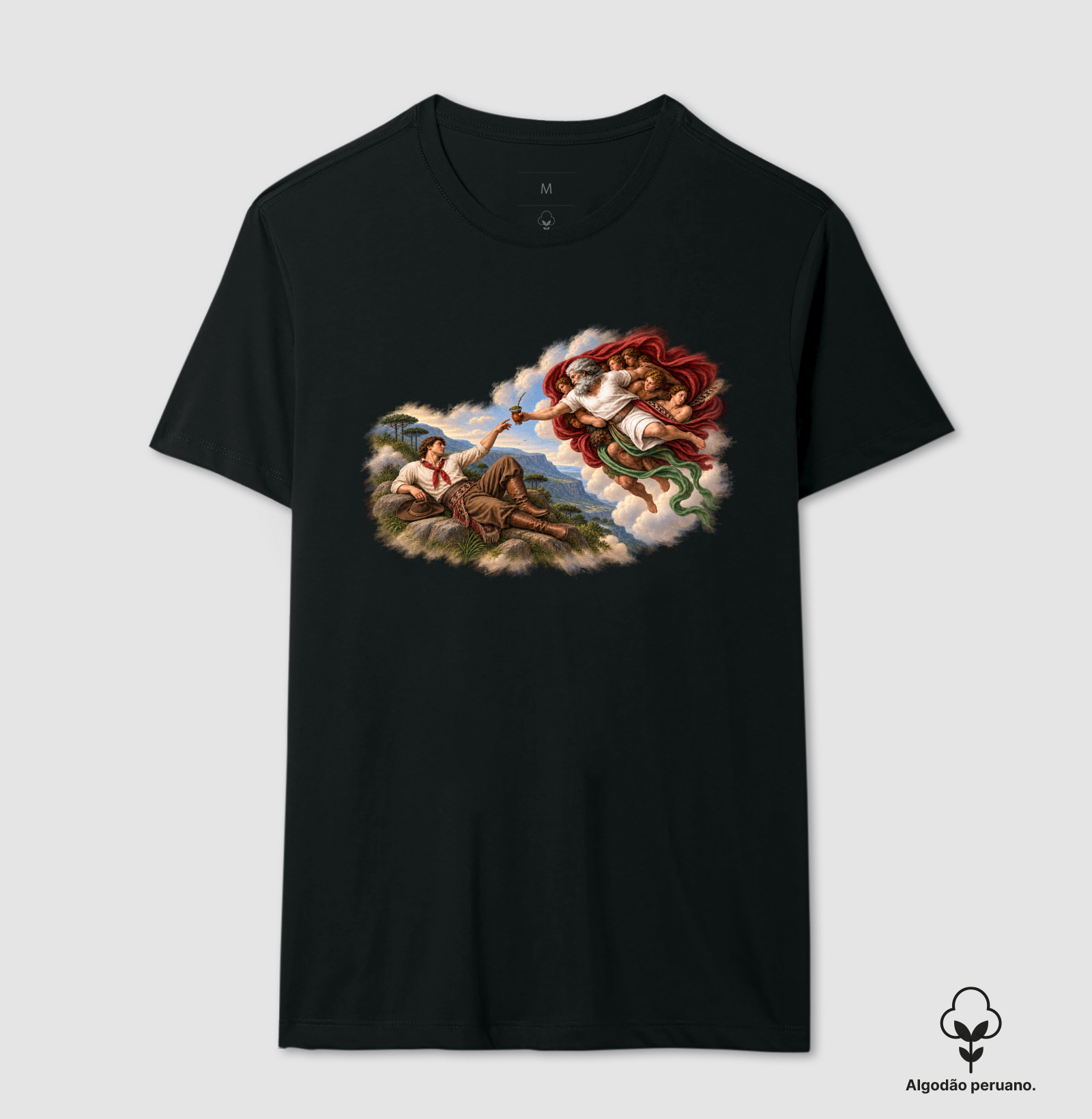 O Toque do Mate - Camiseta Algodão Peruano