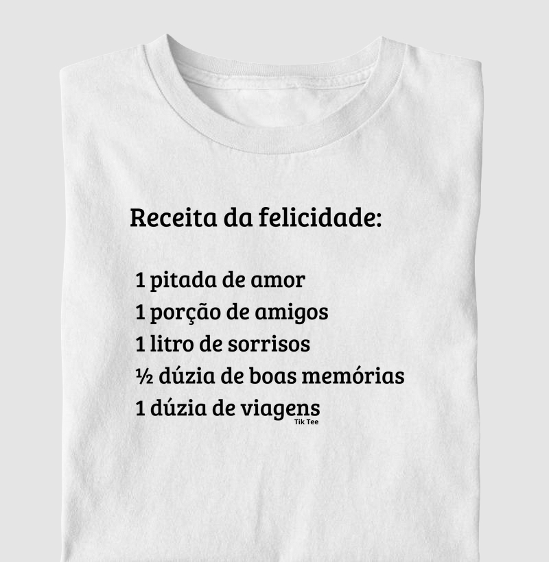 Receita da felicidade