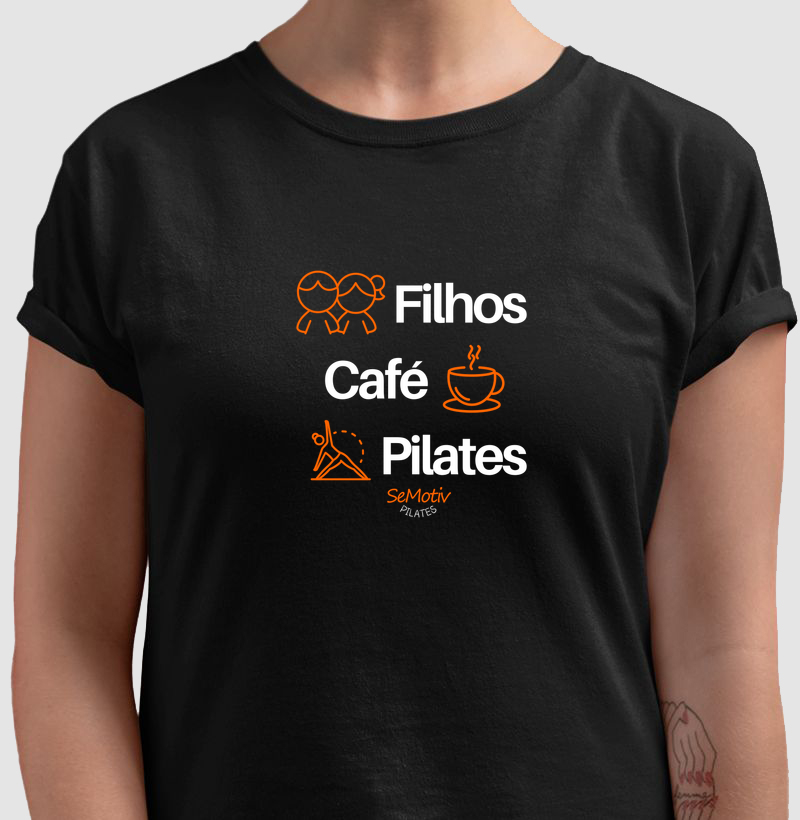 Filhos, café e pilates