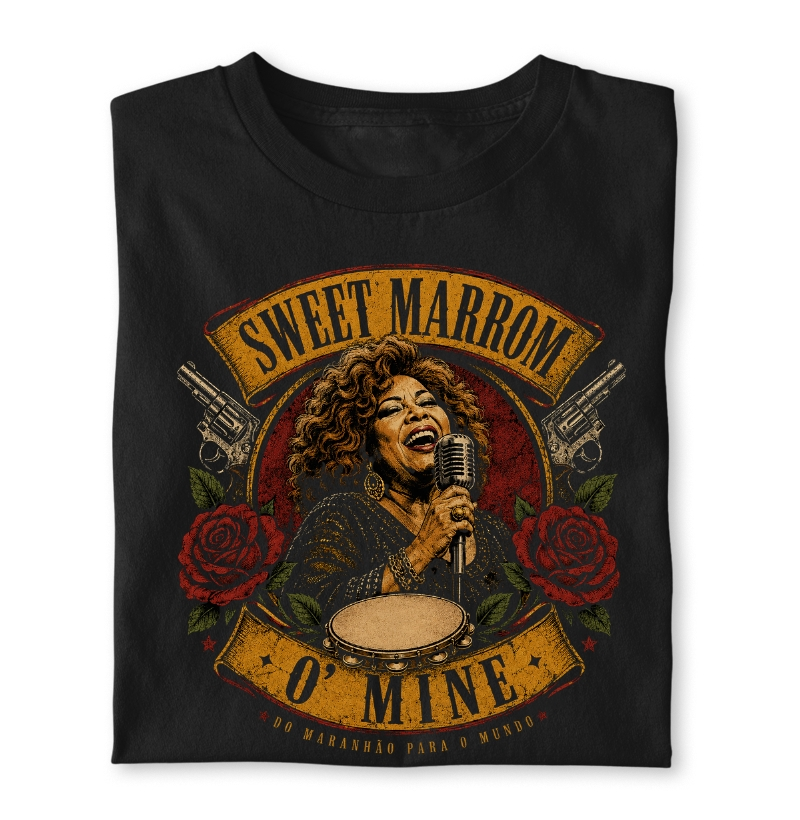 Camiseta Sweet Marrom Mine | OXenteWear