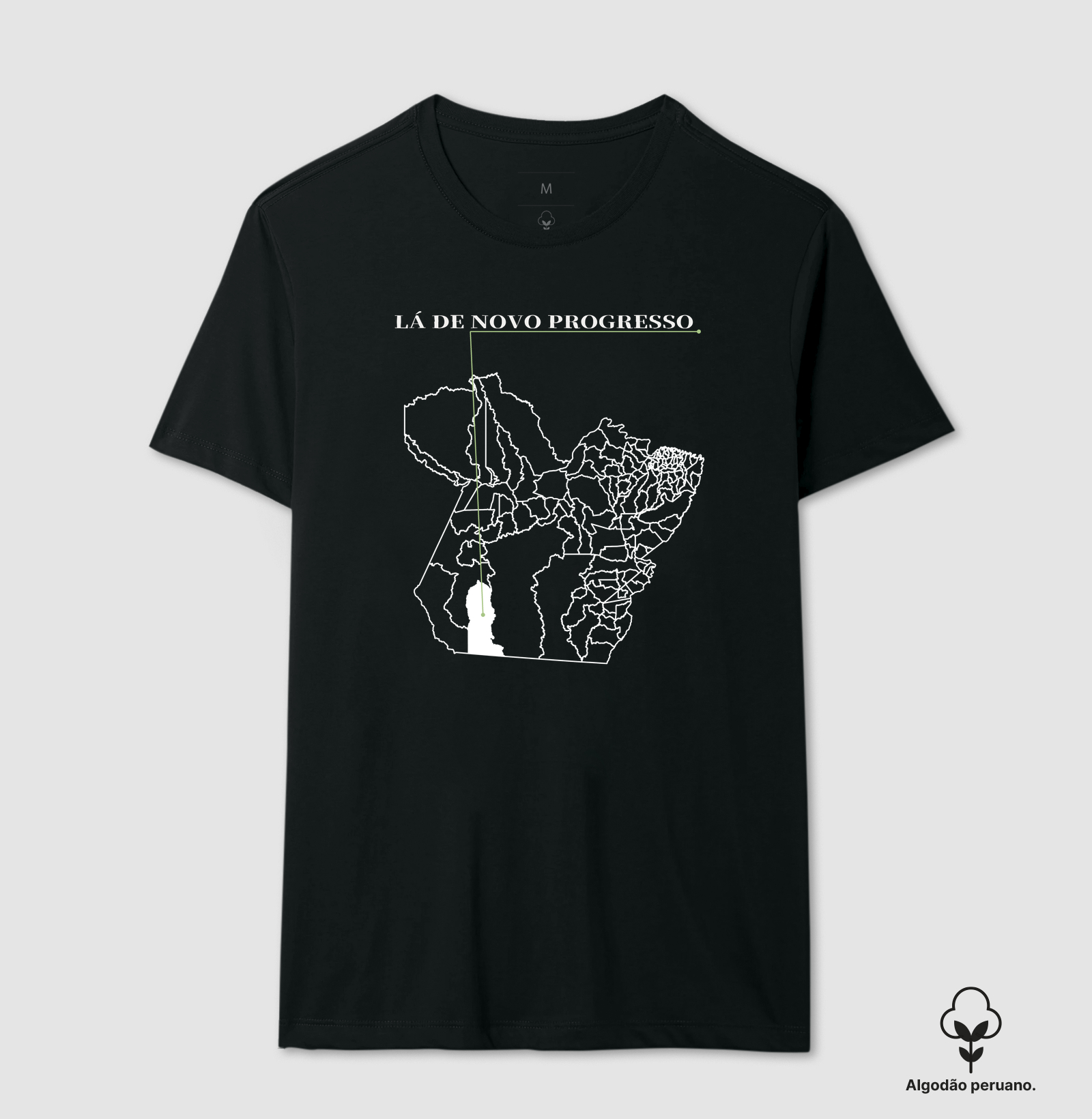 Novo Progresso | Origem PA - Camiseta Algodão Peruano