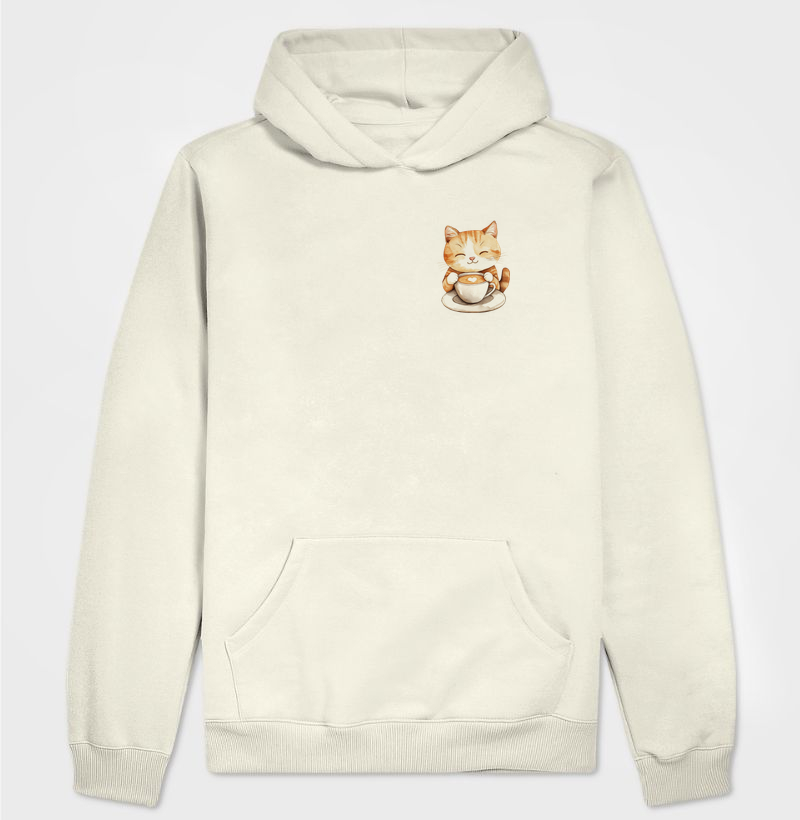 Aquarela: Gato & Café