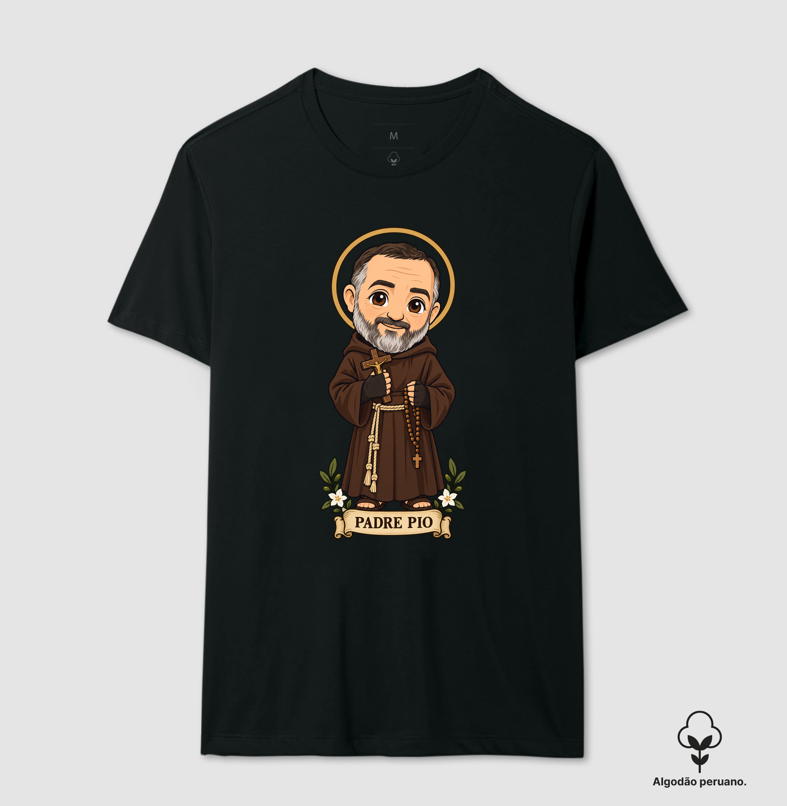 Padre Pio estilo chibi