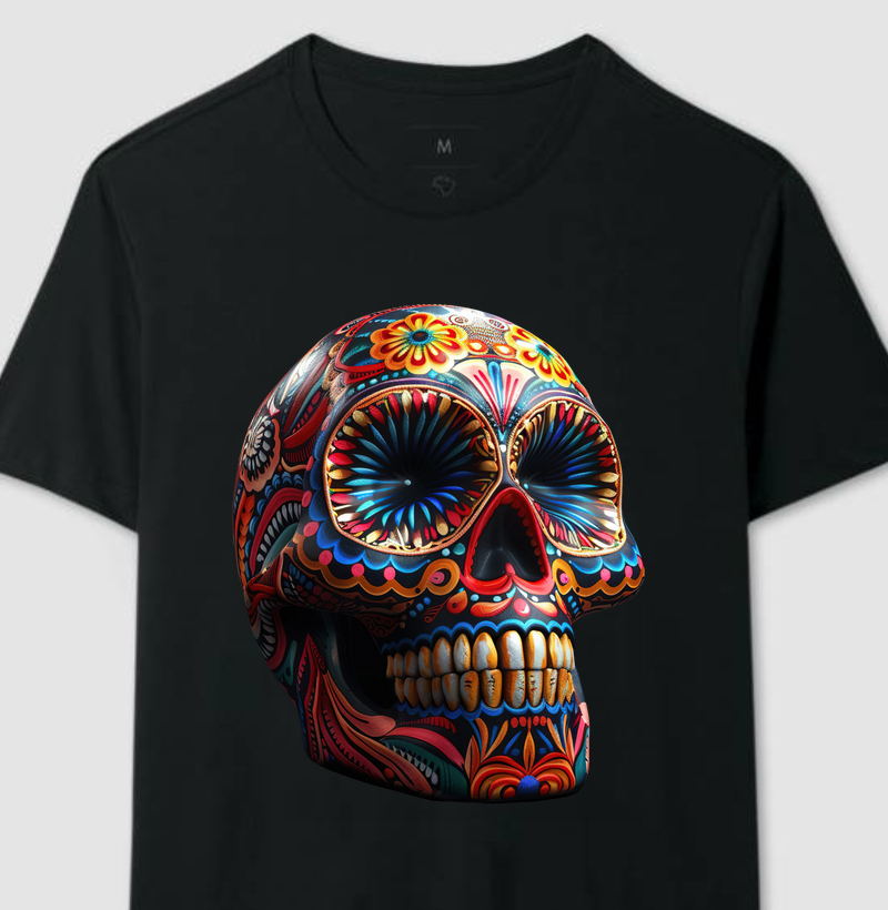 Coleção Caveiras Mexicanas - 3D Olho azul