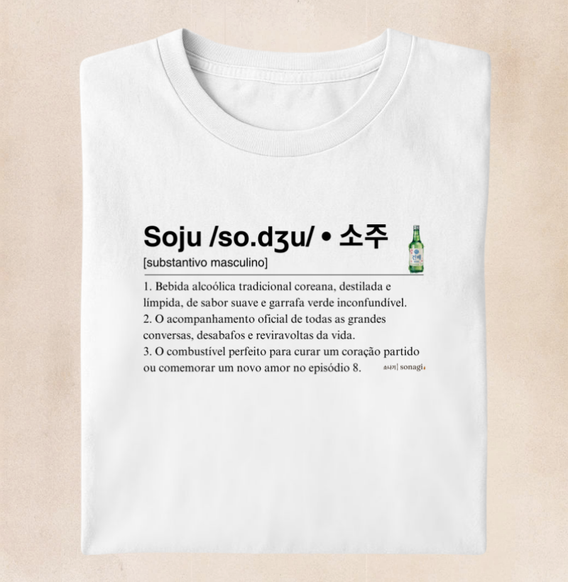 Camiseta Soju definição de dicionário - Camiseta
