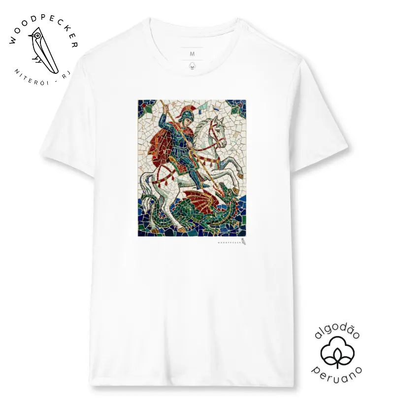 SÃO JORGE MOSAICO AZUL