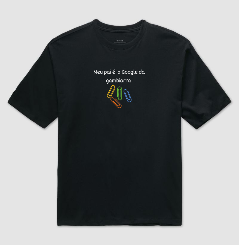 Camiseta meu pai é o google
