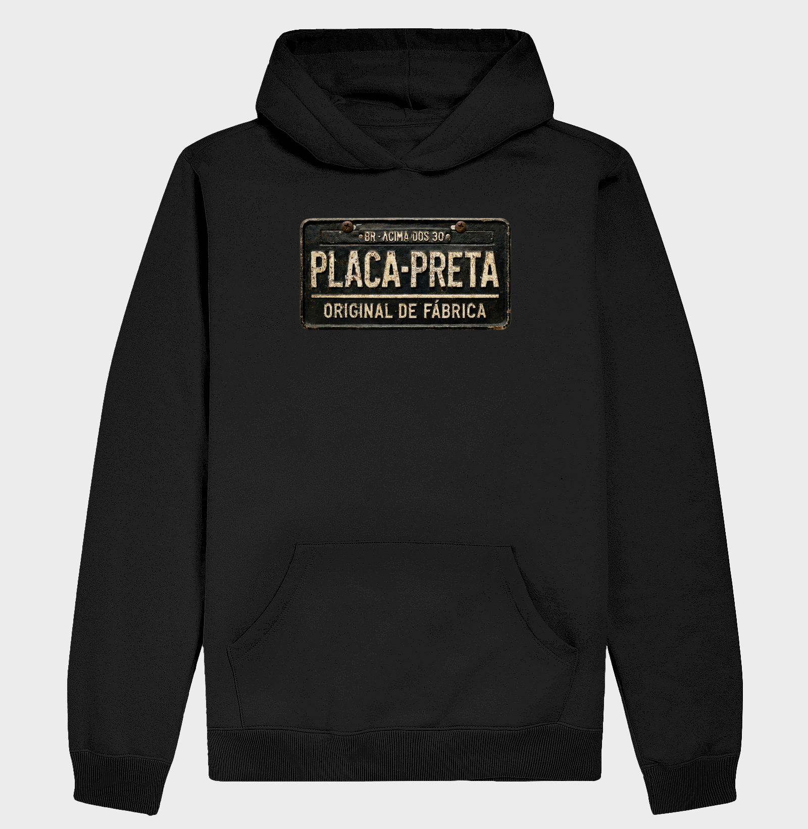 Placa Preta | Original de Fábrica | Envelhecida