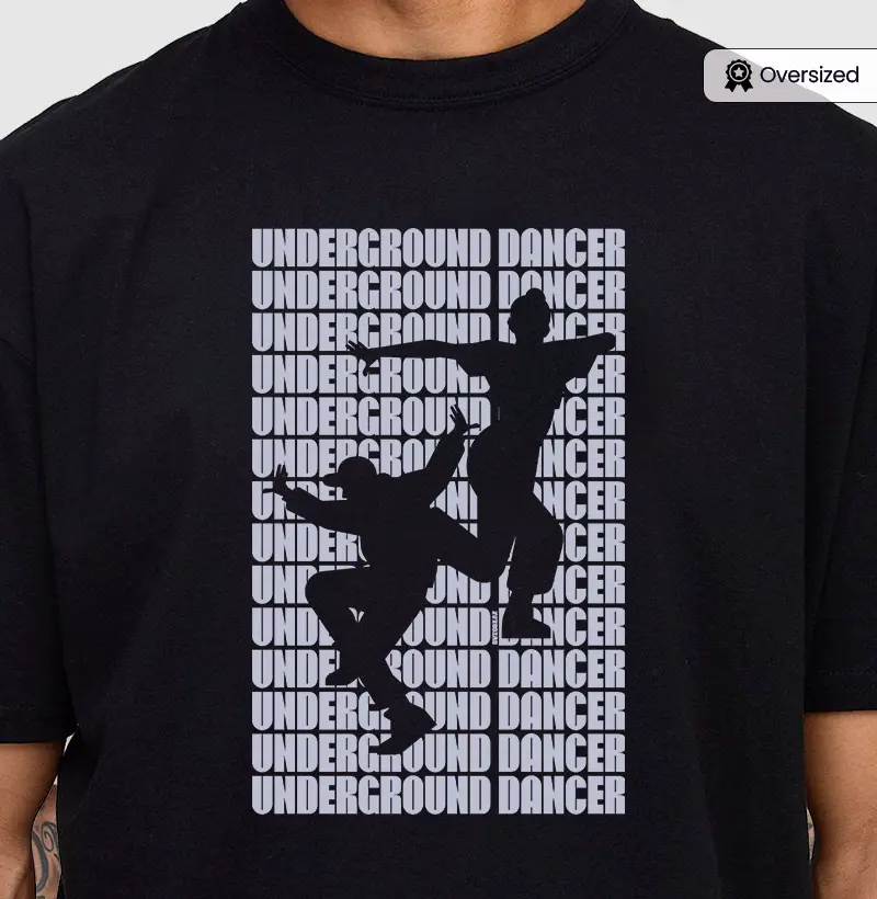 UNDERGROUND DANCER vol.2 - Camiseta Oversized