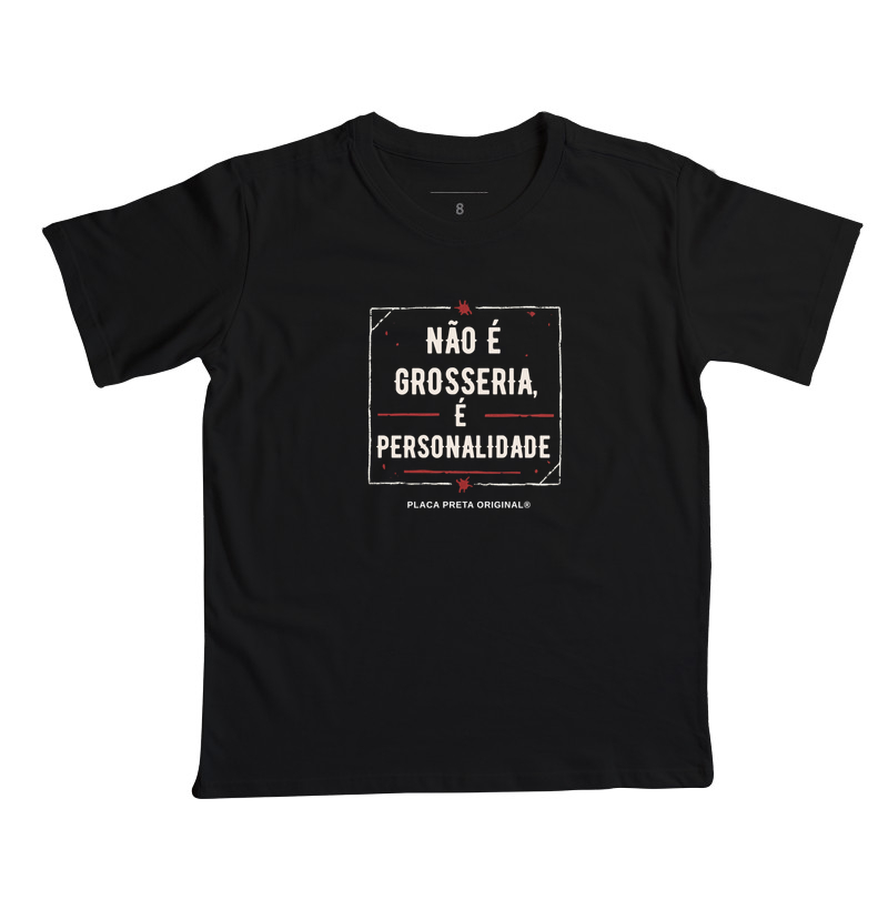 Placa Preta | Original de Fábrica | Não é Grosseria