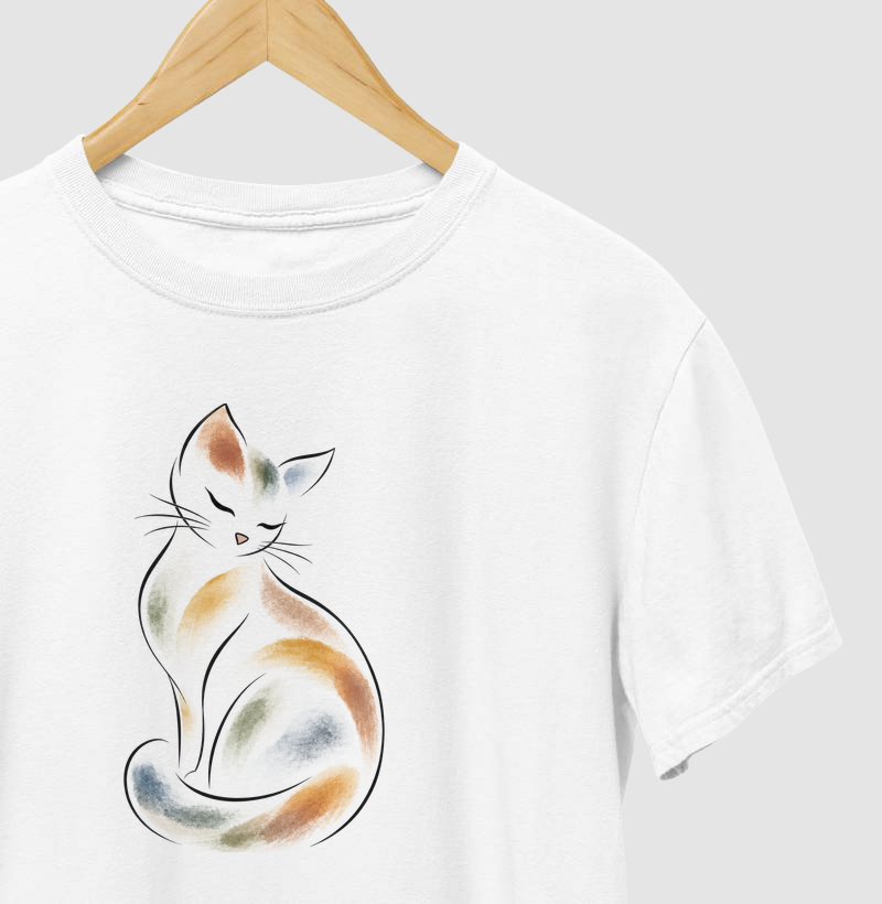 gato aquarela 