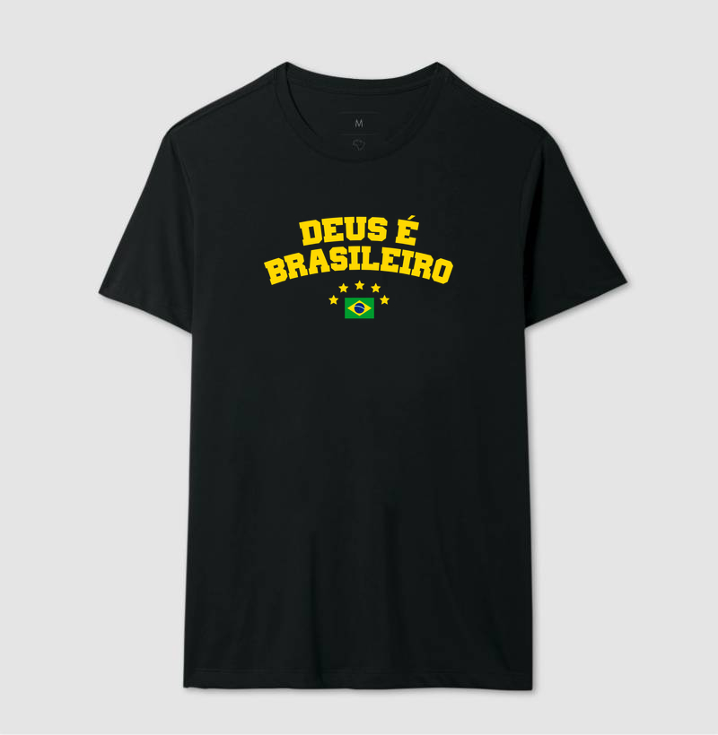 Tshirt Regular Deus é Brasileiro