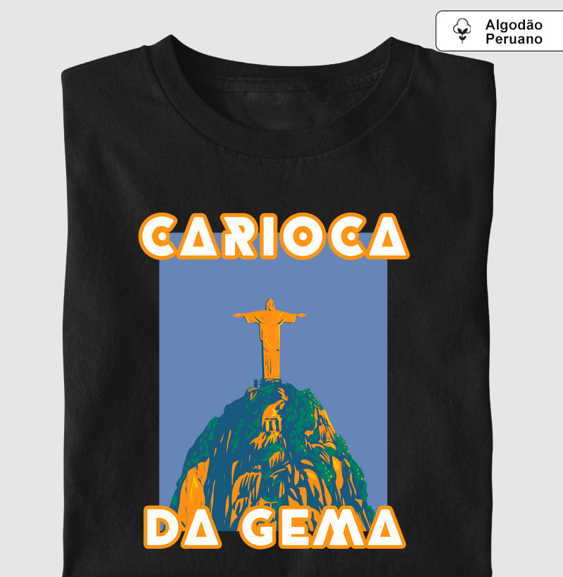 Camiseta Algodão Peruano Carioca da Gema