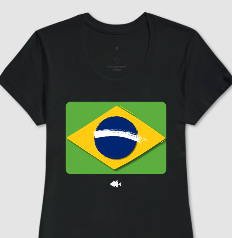 Bandeira Flat Brasil Mega - Feminina - #28819