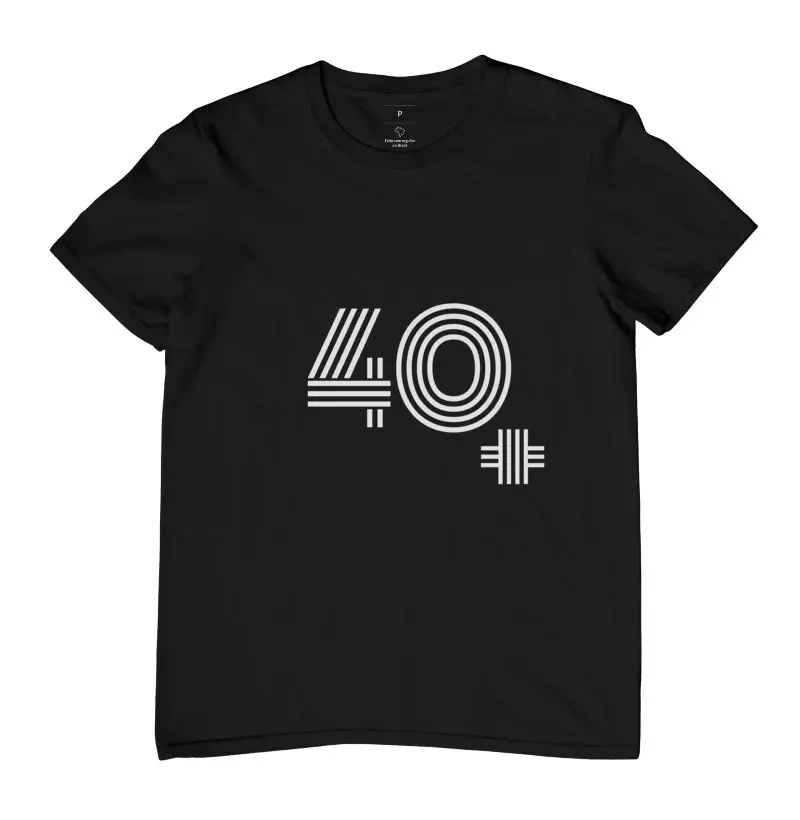 40 MAIS estampa branca