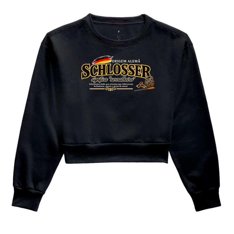 Schlosser  - Cropped Moletom