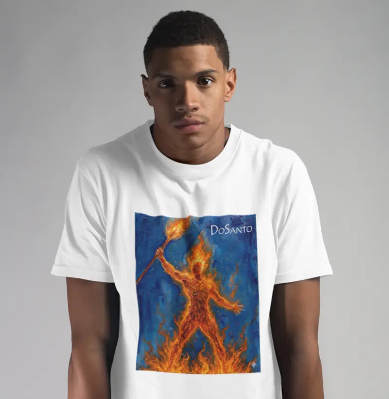 Exu Inã, pintura a óleo