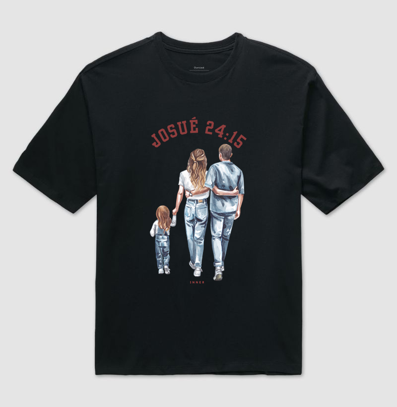 Camiseta Oversized Josué 24:15