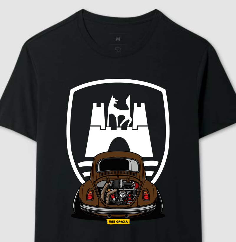 Wolfsburg VW Fusca Marrom