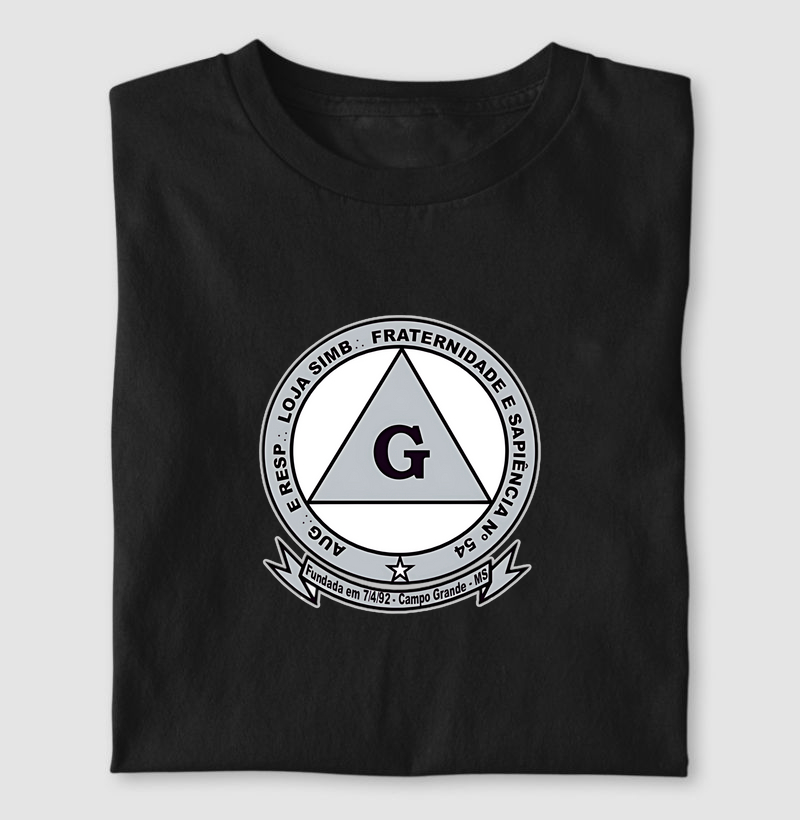 CAMISETA ARLS FRATERNIDADE E SAPIÊNCIA Nº54 - Mr. GADU