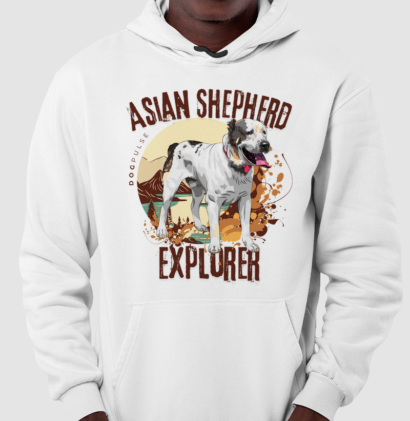 Moletom Dog Pulse Asian Shepherd Explorer – Guardian of the Wild