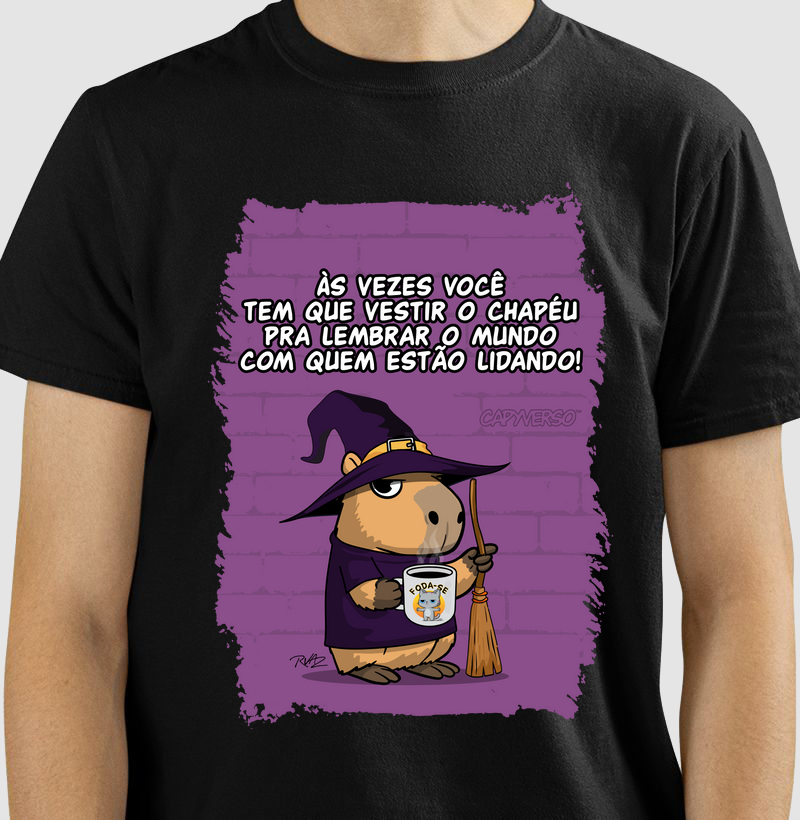 Capivara bruxo chapéu