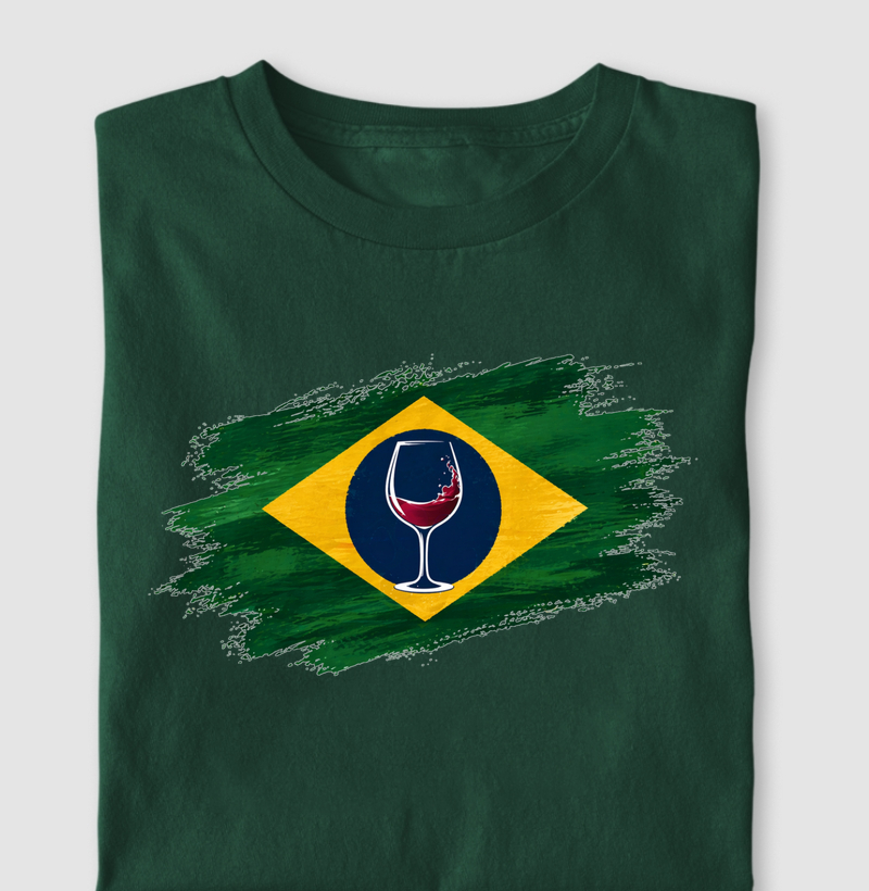 Camiseta Brasil & Vinho