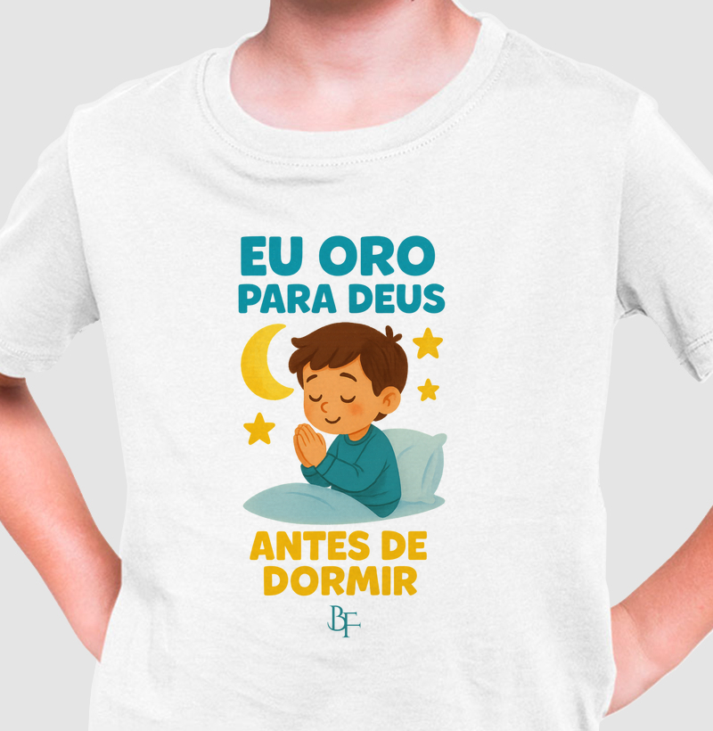 Eu oro para Deus antes de dormir
