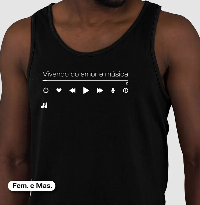 Vivendo do amor e música