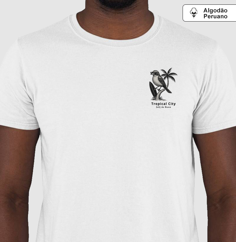 TROPICAL CITY - Camiseta Algodão Peruano