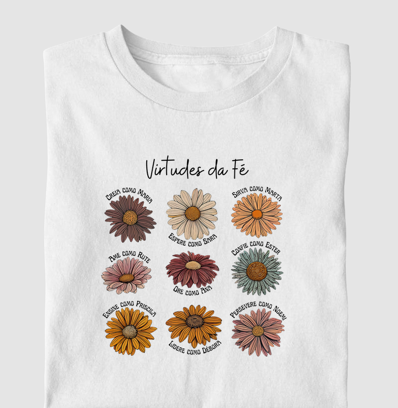 Camiseta - Virtudes da Fé