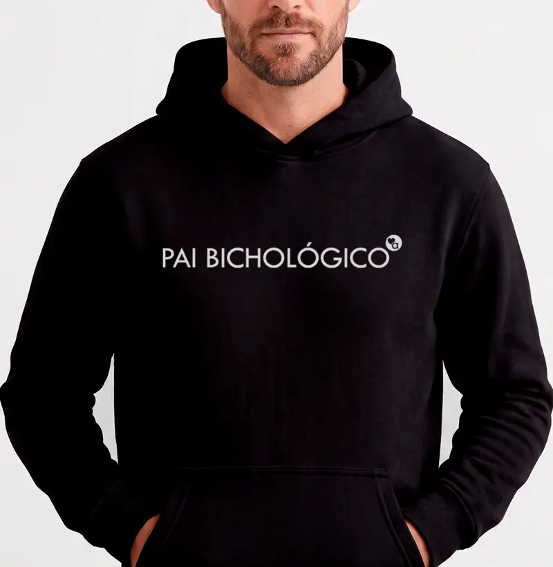 Família Bichológica - Pai - Moletom Hoodie