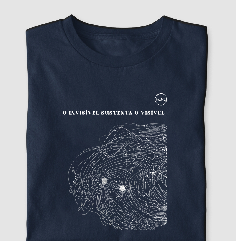 Camiseta KIRI - O invisível sustenta o visível