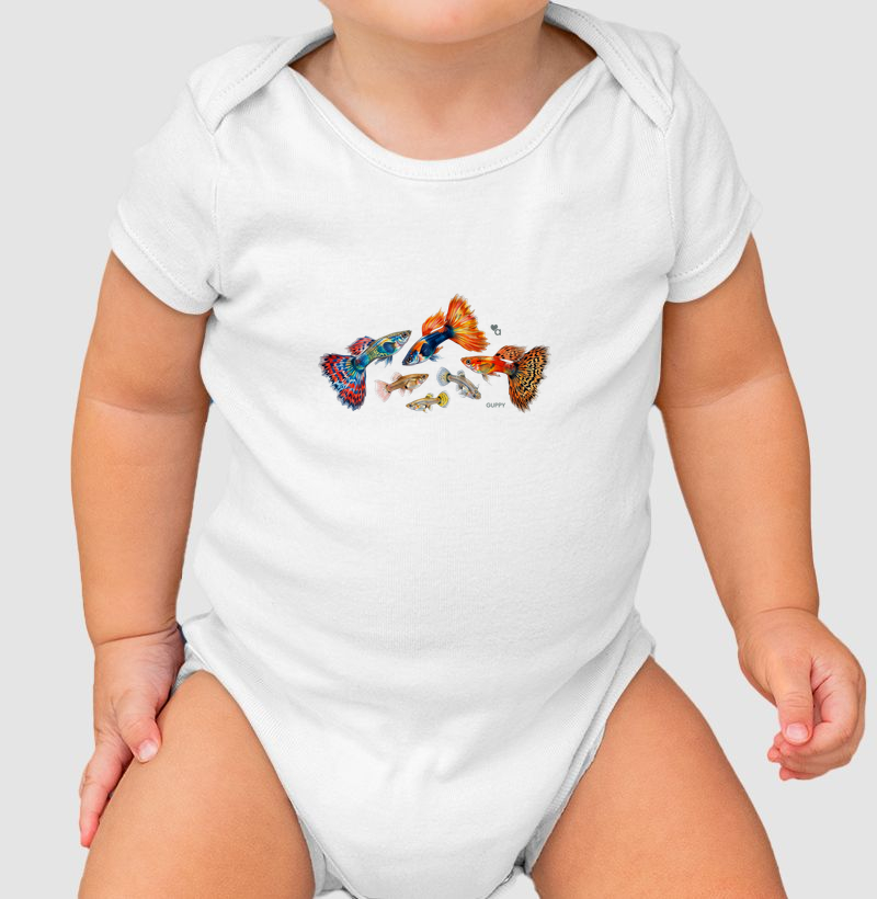 Peixes - Guppy - Body Infantil