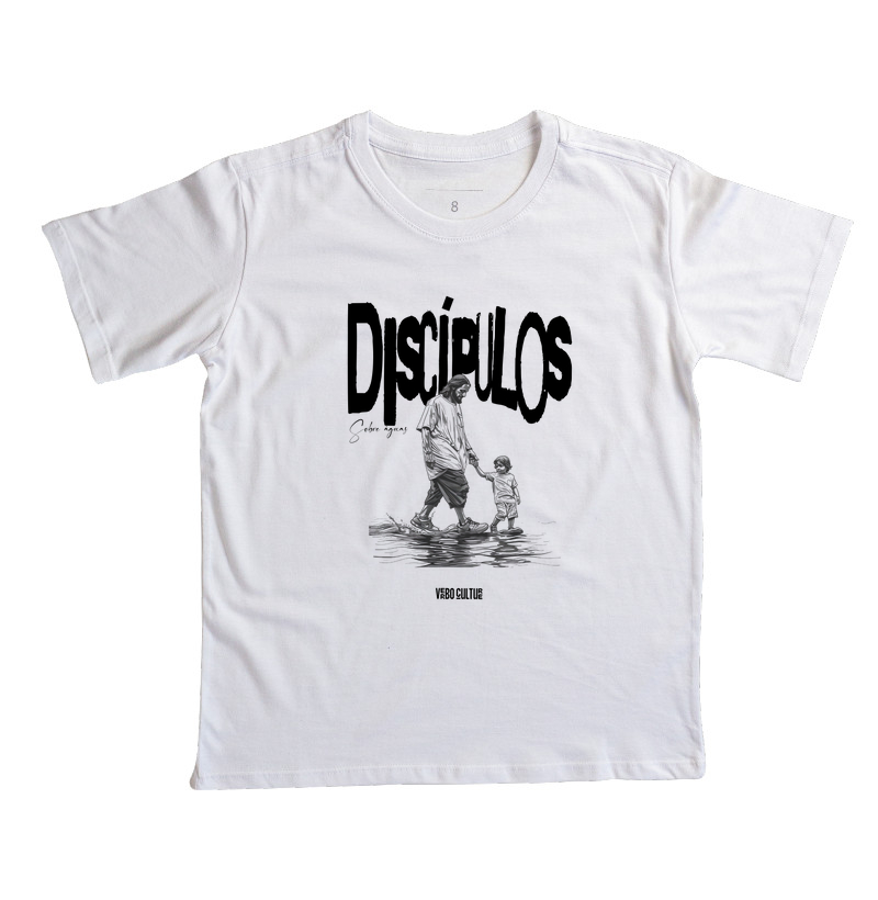 CAMISETA "DISCÍPULO SOBRE ÁGUAS" - INFANTIL