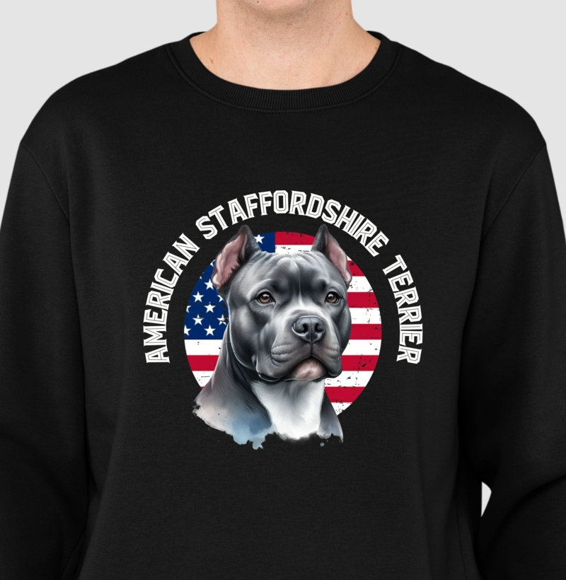 Suéter Moletom Amstaff USA Flag