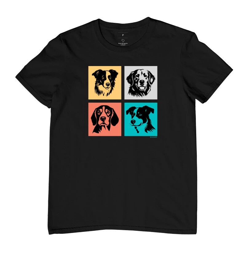 #53 - Quadrinhos Silhueta Cães