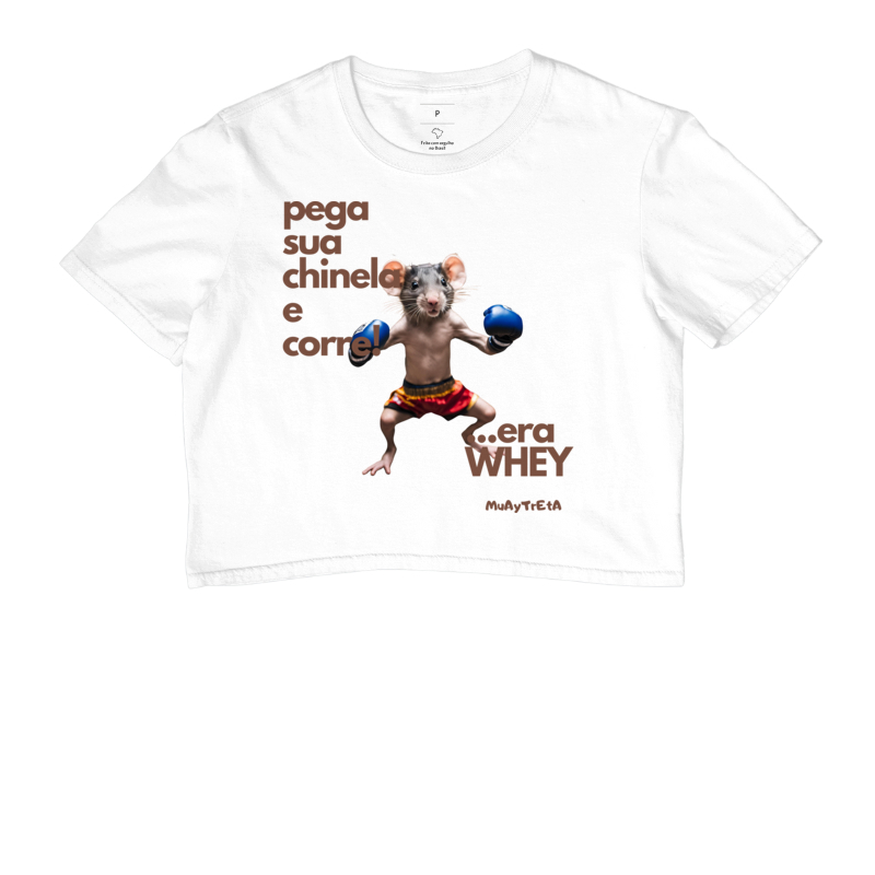 Pega sua chinela e corre, era whey!  - rato