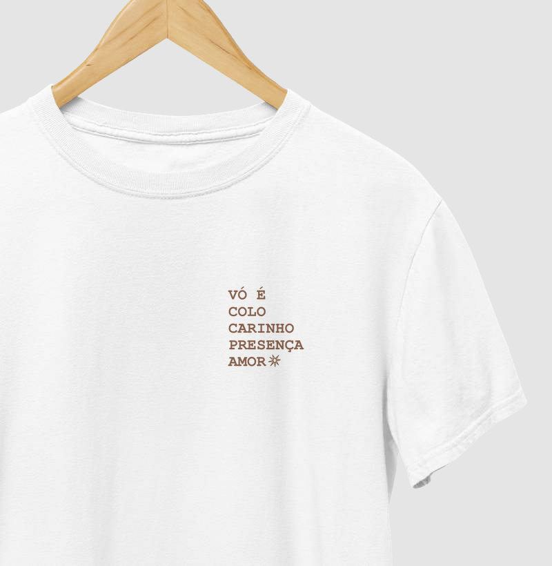 Vó é colo, carinho, presença, amor